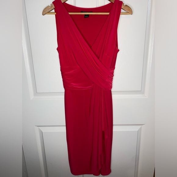 Lauren Ralph Lauren Dresses & Skirts - Lauren Ralph Lauren Red Sleeveless Dress | Size 6 | Elegant Formal Classic